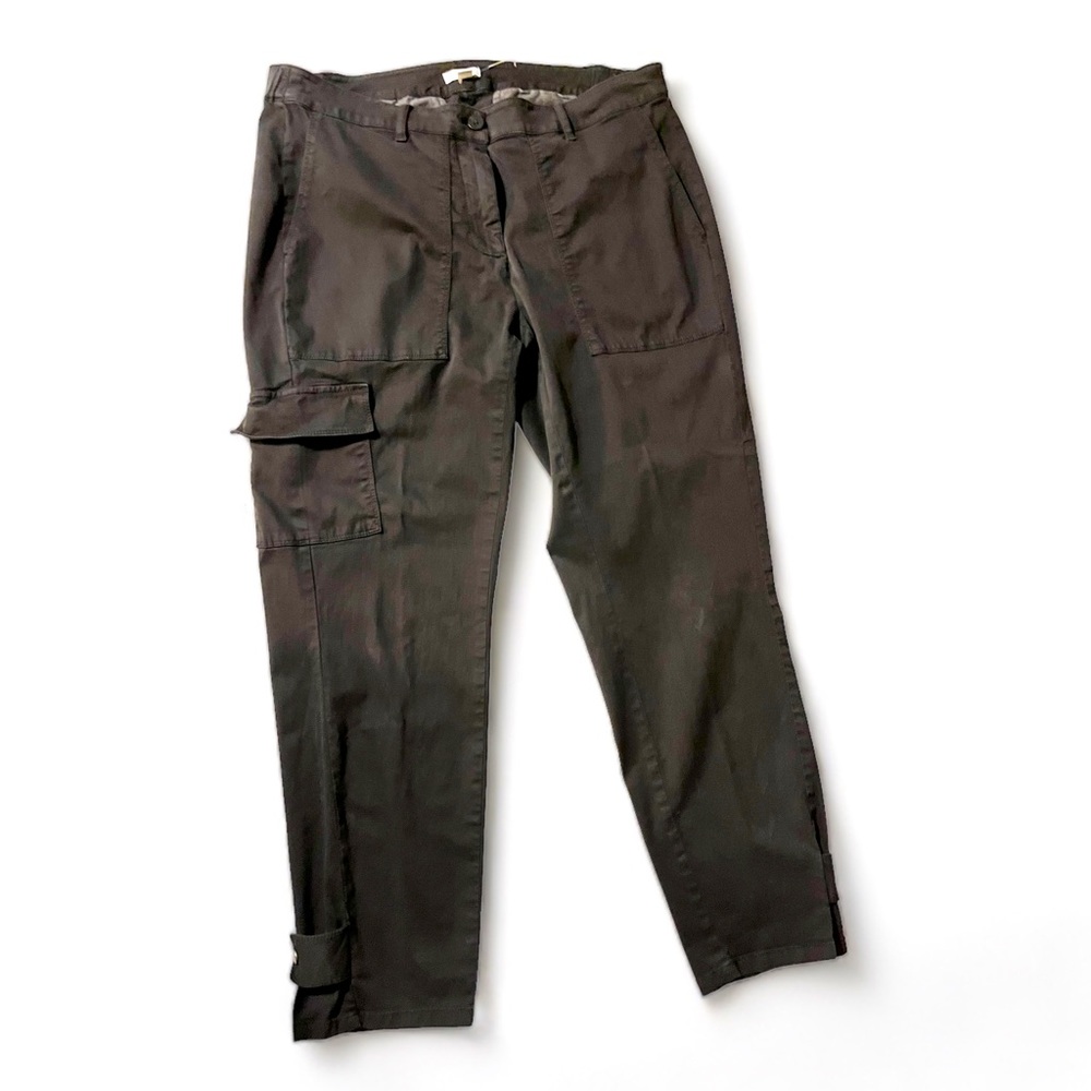 J.Jill Dark Gray/Black Cargo Pants, Size 16 Women’s